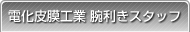 電化皮膜工業 腕利きスタッフ